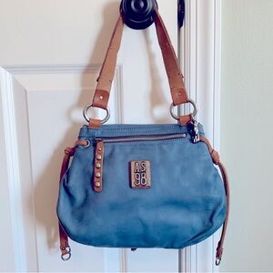 A.S 98 - Blue Leather bag